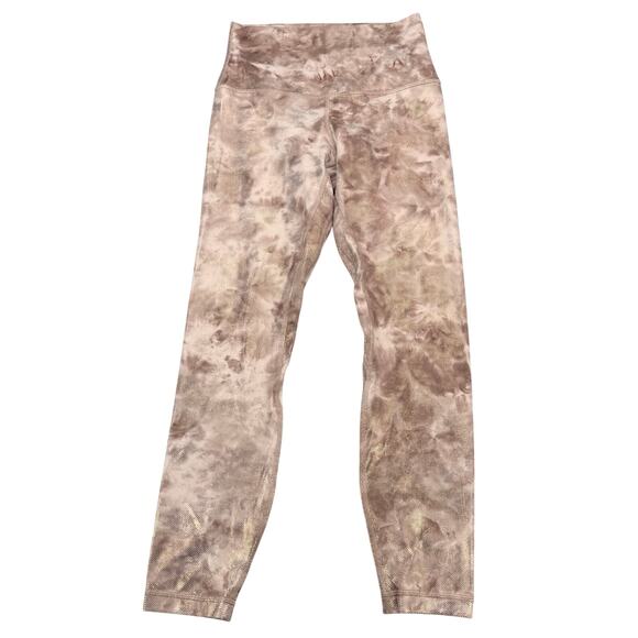 LULULEMON Align High-Rise Pant 25" Shine Size 4 Diamond Dye Misty Shell Foil - Picture 5 of 8